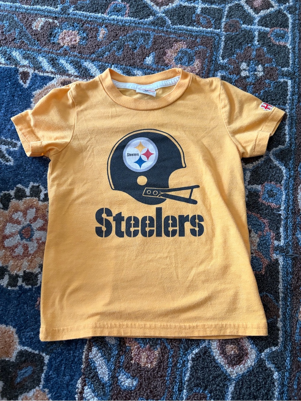 HOMAGE Yellow Pittsburgh Steelers Kids Graphic Tee